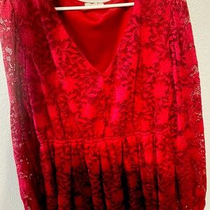 Red Maurices blouse